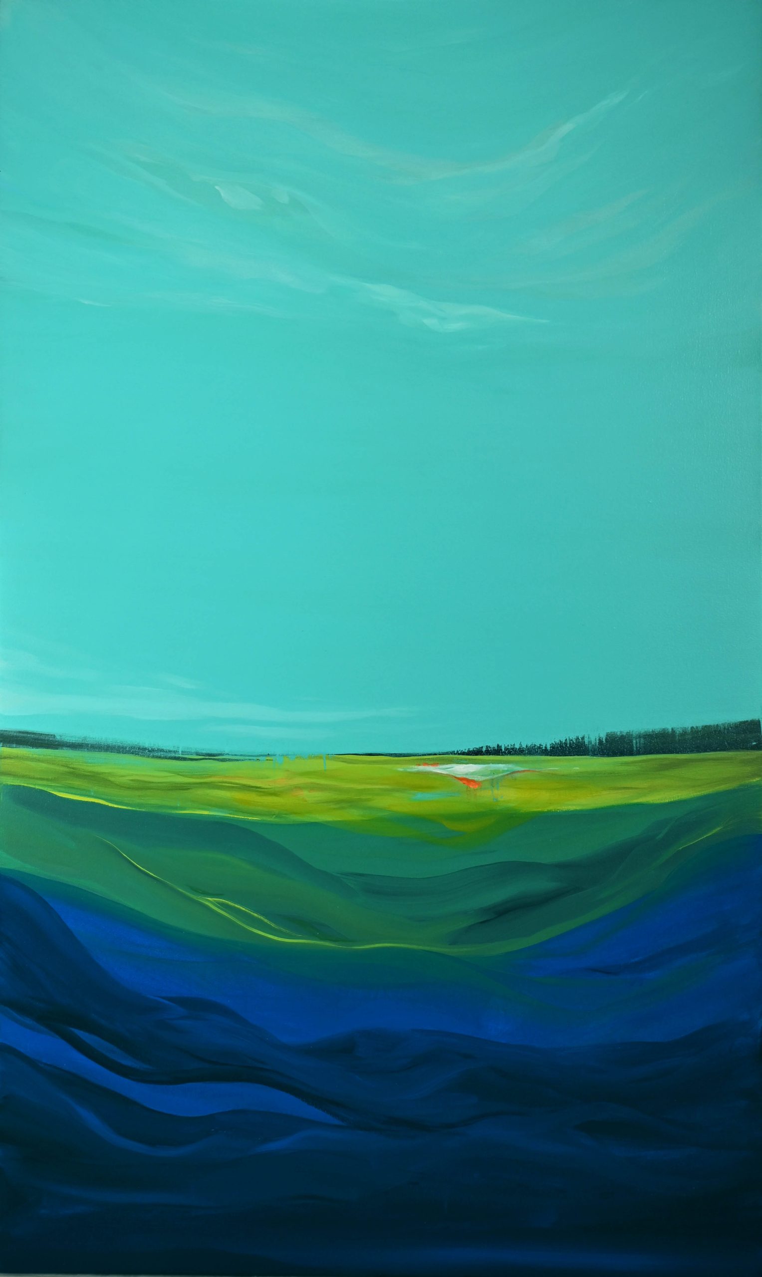 Aqueous Dreams+40x36 Acrylic